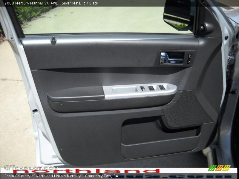 Silver Metallic / Black 2008 Mercury Mariner V6 4WD