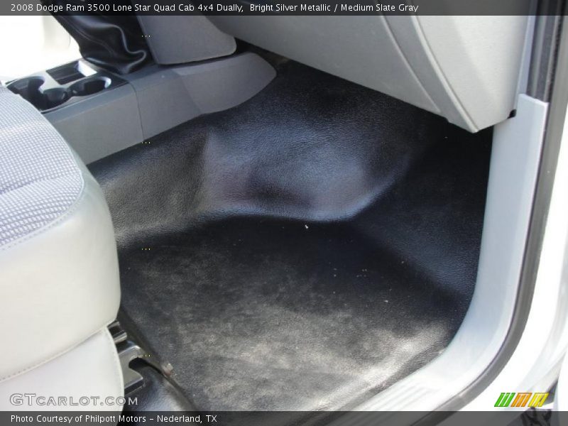 Bright Silver Metallic / Medium Slate Gray 2008 Dodge Ram 3500 Lone Star Quad Cab 4x4 Dually