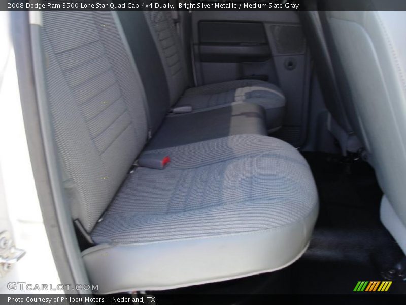 Bright Silver Metallic / Medium Slate Gray 2008 Dodge Ram 3500 Lone Star Quad Cab 4x4 Dually