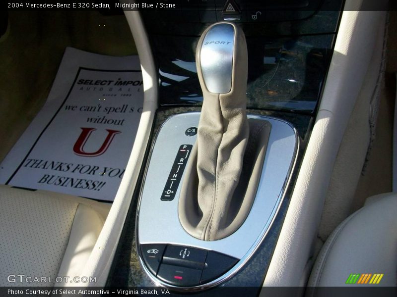 Midnight Blue / Stone 2004 Mercedes-Benz E 320 Sedan