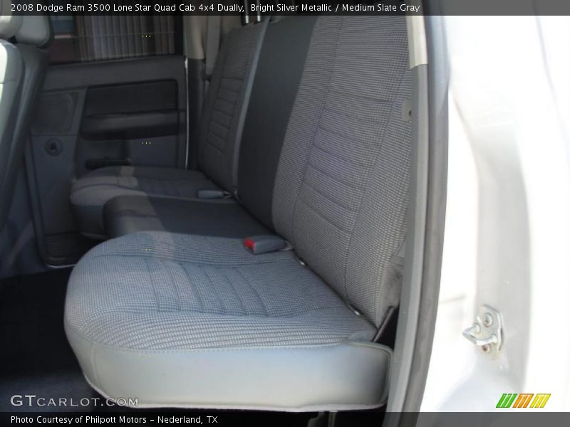 Bright Silver Metallic / Medium Slate Gray 2008 Dodge Ram 3500 Lone Star Quad Cab 4x4 Dually