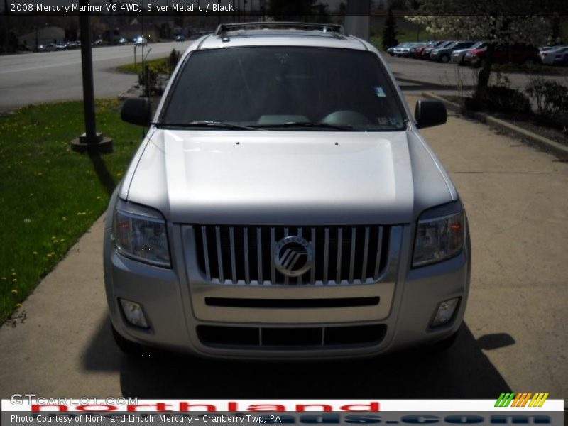Silver Metallic / Black 2008 Mercury Mariner V6 4WD