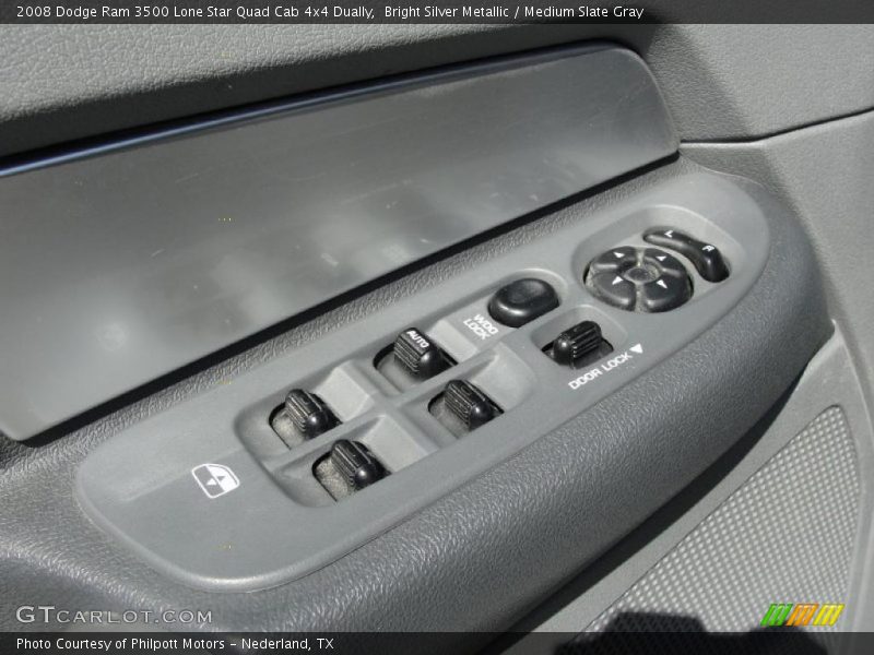 Bright Silver Metallic / Medium Slate Gray 2008 Dodge Ram 3500 Lone Star Quad Cab 4x4 Dually