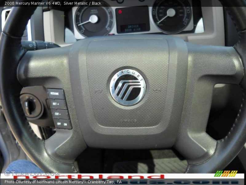 Silver Metallic / Black 2008 Mercury Mariner V6 4WD