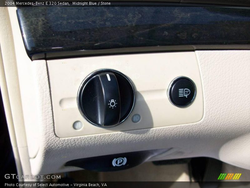 Midnight Blue / Stone 2004 Mercedes-Benz E 320 Sedan