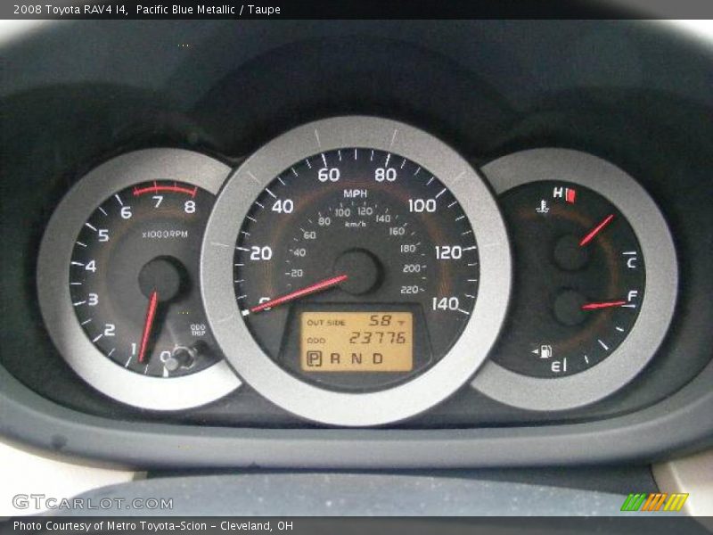 Pacific Blue Metallic / Taupe 2008 Toyota RAV4 I4