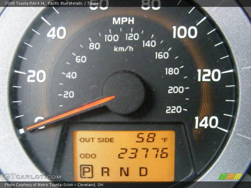 Pacific Blue Metallic / Taupe 2008 Toyota RAV4 I4