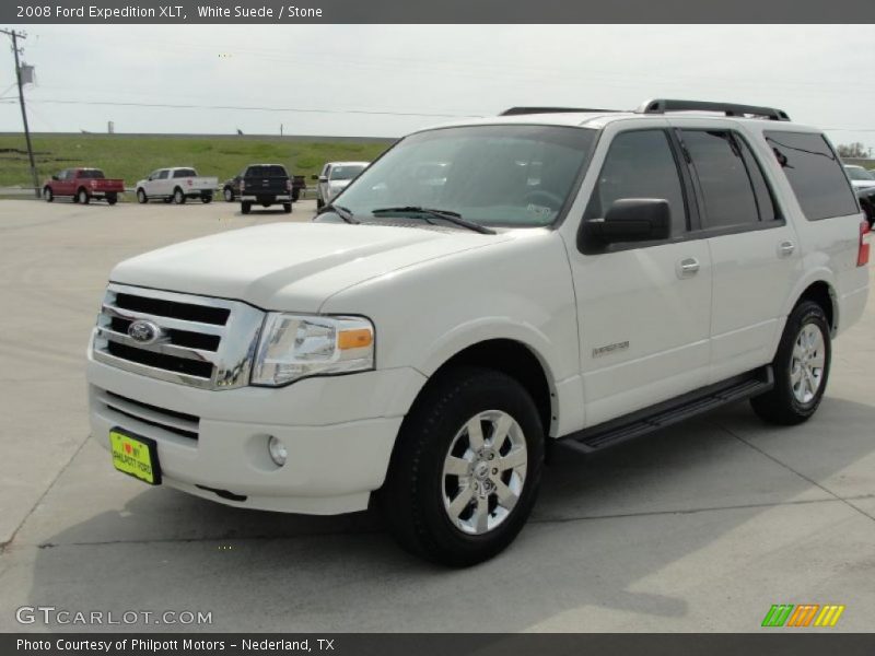 White Suede / Stone 2008 Ford Expedition XLT