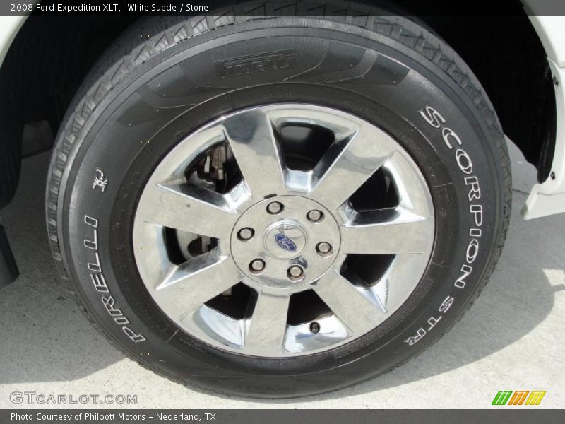 White Suede / Stone 2008 Ford Expedition XLT