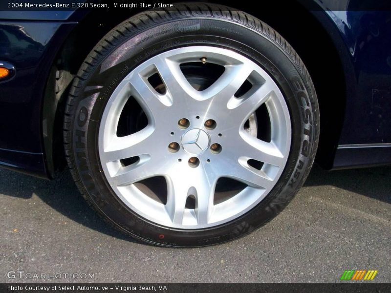 Midnight Blue / Stone 2004 Mercedes-Benz E 320 Sedan