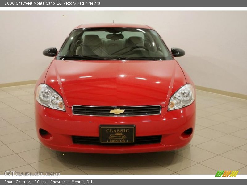 Victory Red / Neutral 2006 Chevrolet Monte Carlo LS