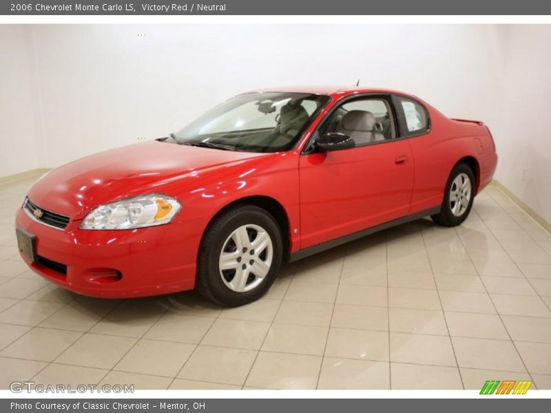 Victory Red / Neutral 2006 Chevrolet Monte Carlo LS