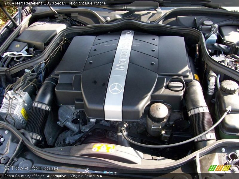 Midnight Blue / Stone 2004 Mercedes-Benz E 320 Sedan