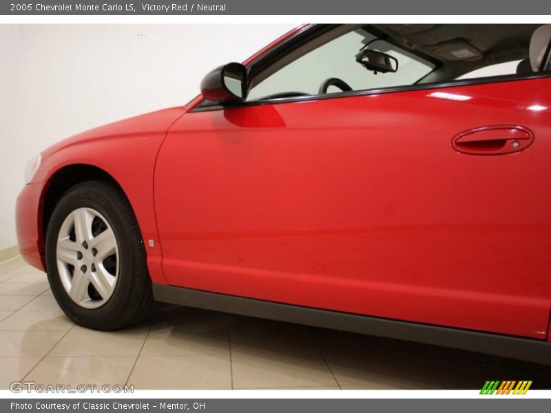 Victory Red / Neutral 2006 Chevrolet Monte Carlo LS