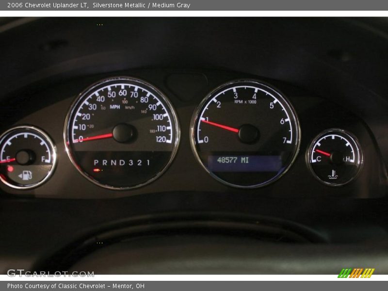 Silverstone Metallic / Medium Gray 2006 Chevrolet Uplander LT