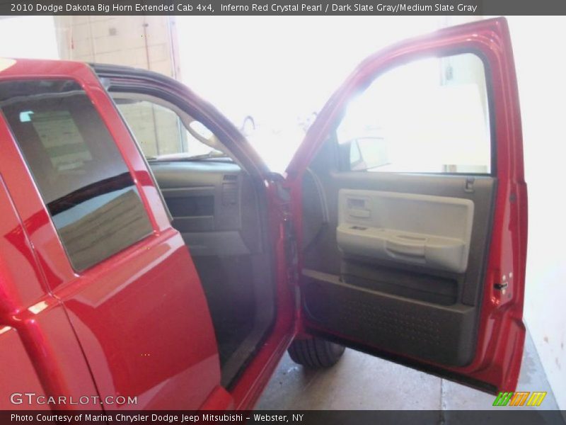 Inferno Red Crystal Pearl / Dark Slate Gray/Medium Slate Gray 2010 Dodge Dakota Big Horn Extended Cab 4x4
