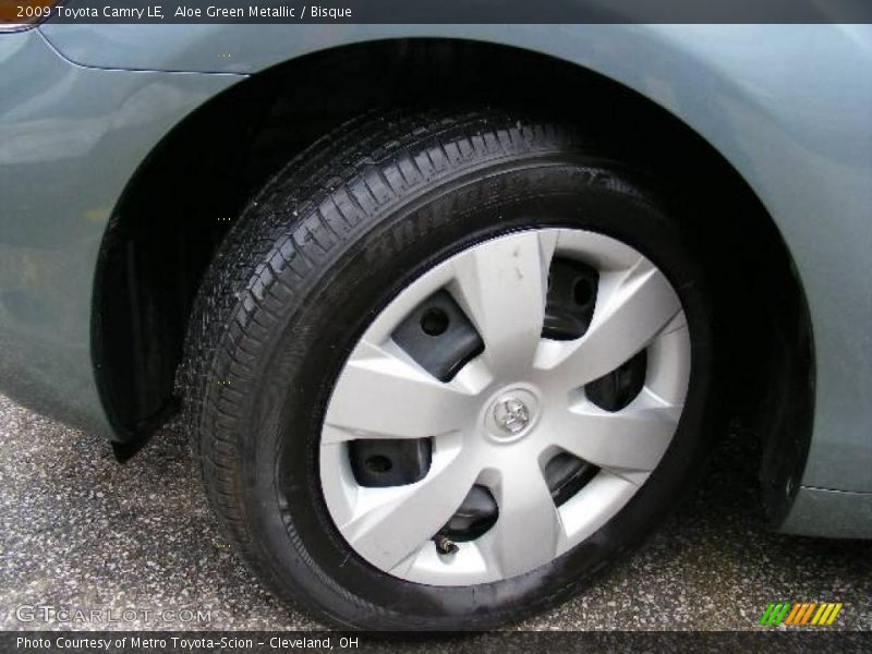 Aloe Green Metallic / Bisque 2009 Toyota Camry LE