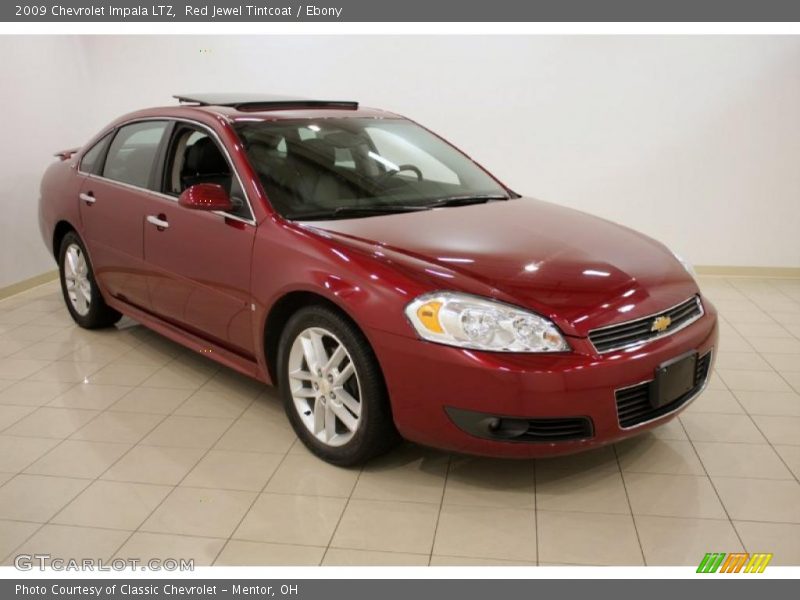 Red Jewel Tintcoat / Ebony 2009 Chevrolet Impala LTZ