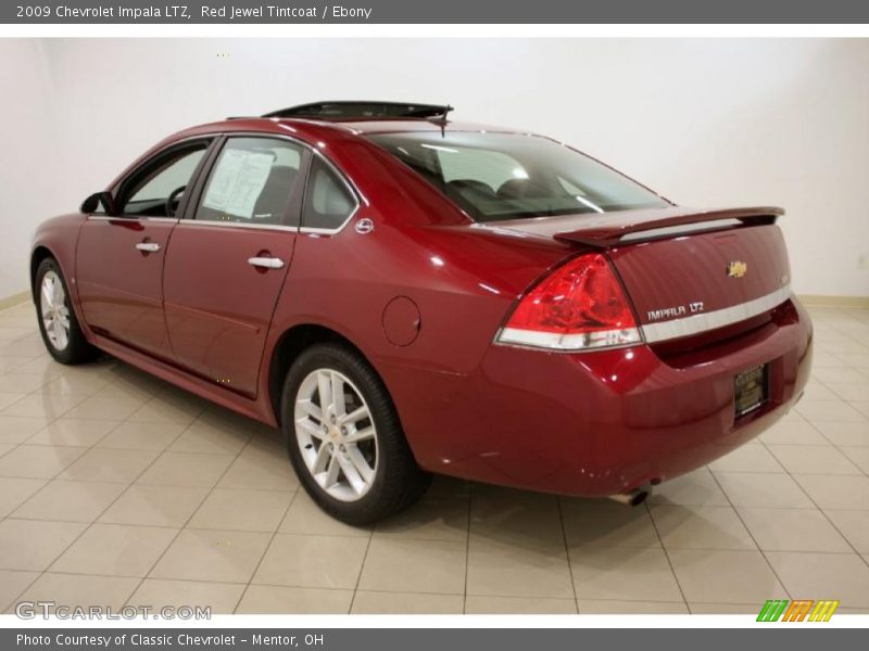 Red Jewel Tintcoat / Ebony 2009 Chevrolet Impala LTZ