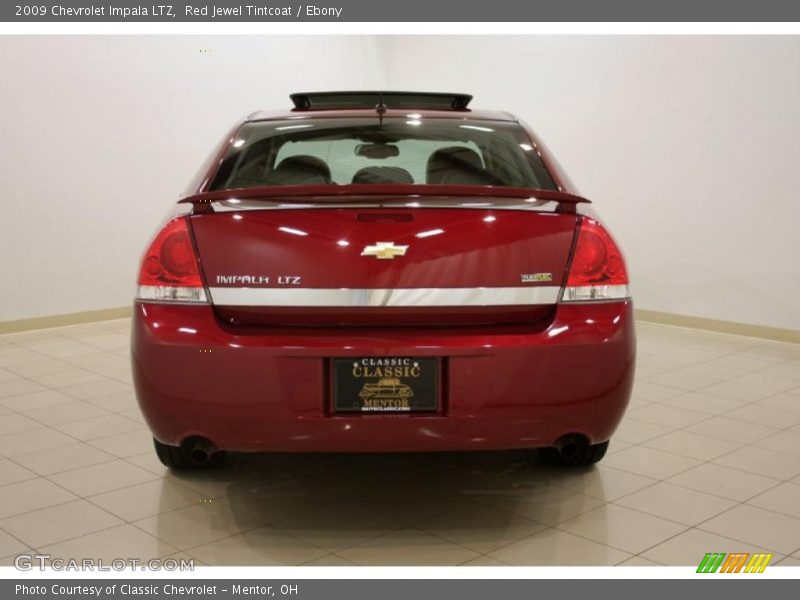 Red Jewel Tintcoat / Ebony 2009 Chevrolet Impala LTZ