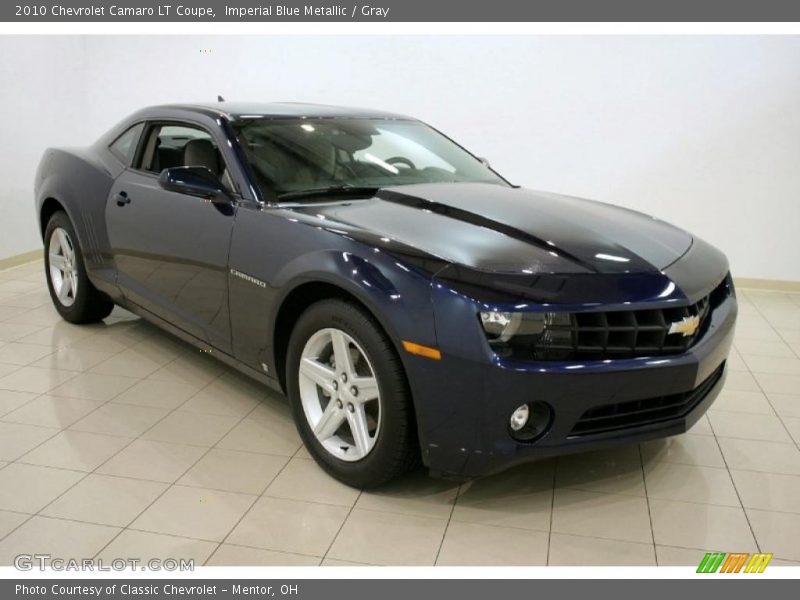 Imperial Blue Metallic / Gray 2010 Chevrolet Camaro LT Coupe