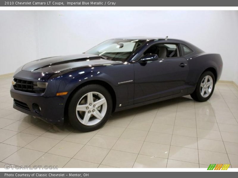Imperial Blue Metallic / Gray 2010 Chevrolet Camaro LT Coupe