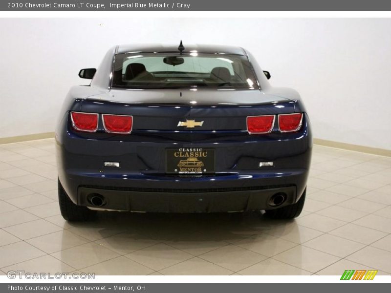 Imperial Blue Metallic / Gray 2010 Chevrolet Camaro LT Coupe