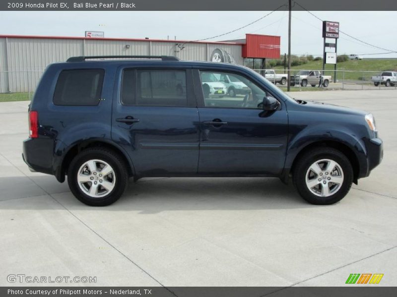 Bali Blue Pearl / Black 2009 Honda Pilot EX