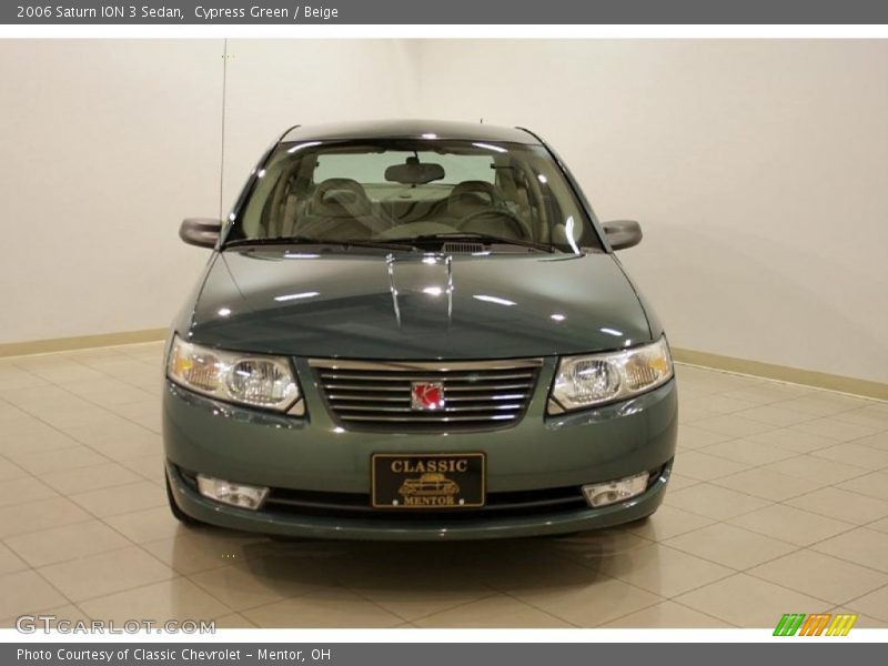 Cypress Green / Beige 2006 Saturn ION 3 Sedan