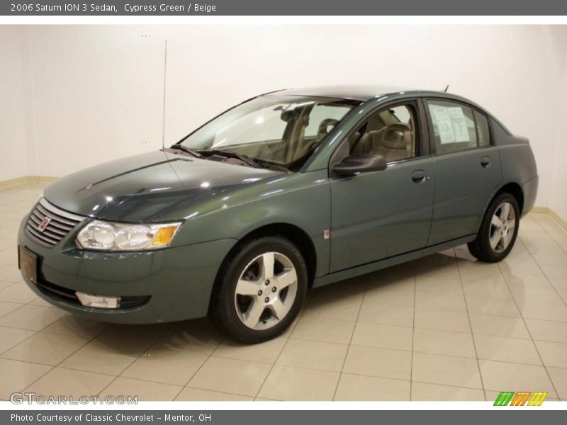 Cypress Green / Beige 2006 Saturn ION 3 Sedan