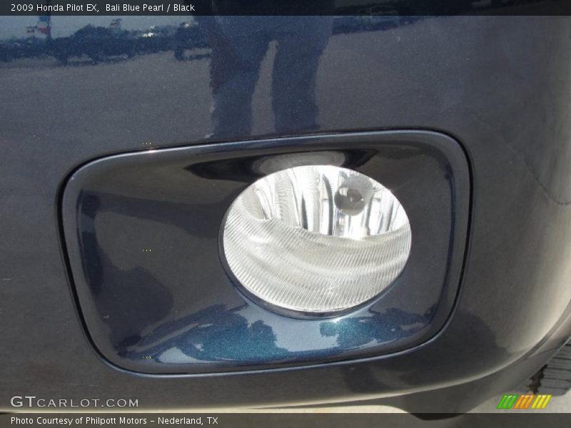 Bali Blue Pearl / Black 2009 Honda Pilot EX