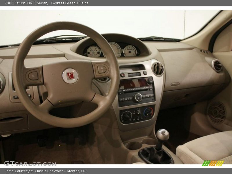 Cypress Green / Beige 2006 Saturn ION 3 Sedan
