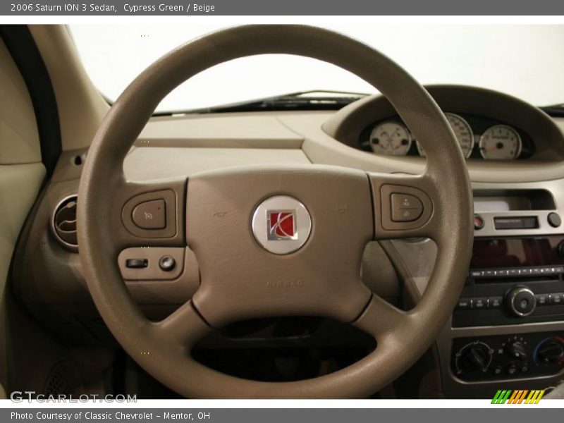 Cypress Green / Beige 2006 Saturn ION 3 Sedan