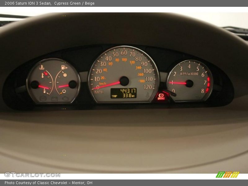 Cypress Green / Beige 2006 Saturn ION 3 Sedan