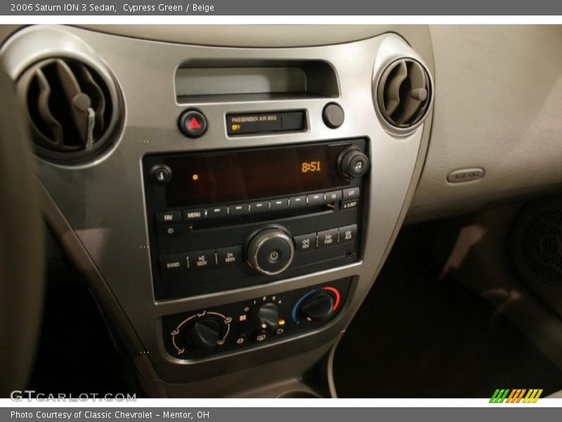 Cypress Green / Beige 2006 Saturn ION 3 Sedan