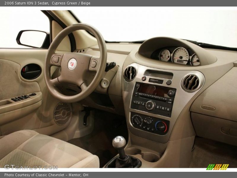 Cypress Green / Beige 2006 Saturn ION 3 Sedan