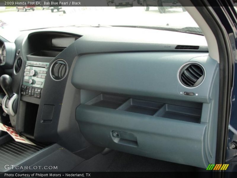 Bali Blue Pearl / Black 2009 Honda Pilot EX