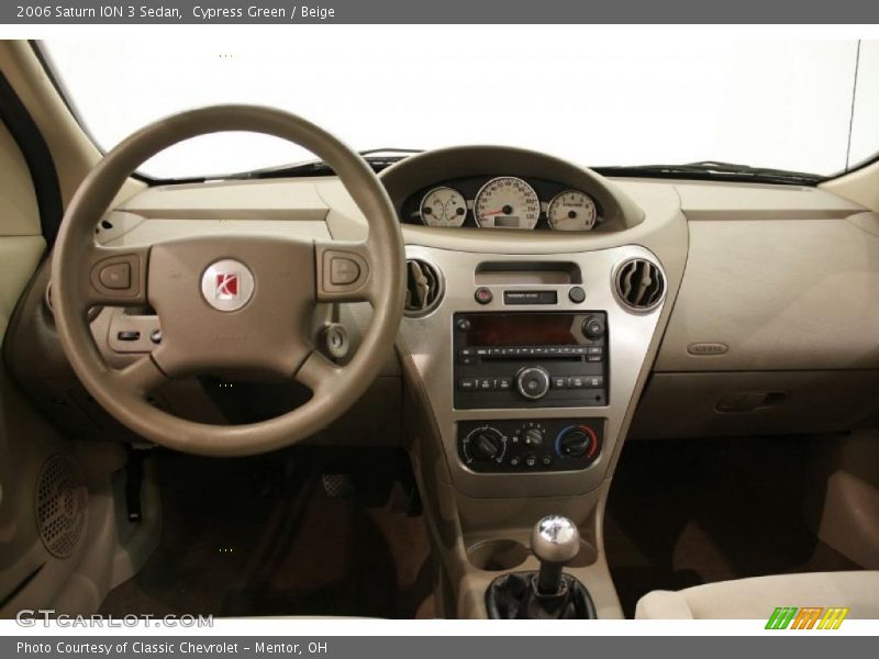 Cypress Green / Beige 2006 Saturn ION 3 Sedan