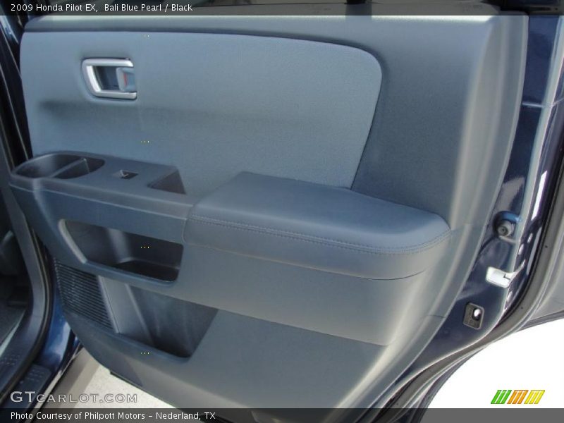 Bali Blue Pearl / Black 2009 Honda Pilot EX