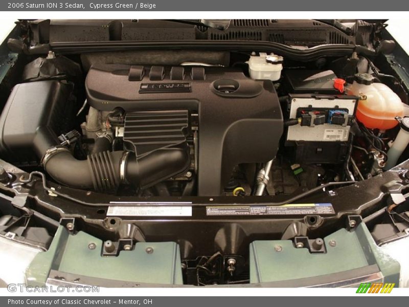 Cypress Green / Beige 2006 Saturn ION 3 Sedan