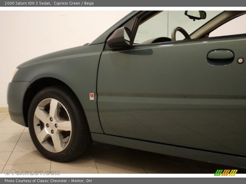 Cypress Green / Beige 2006 Saturn ION 3 Sedan