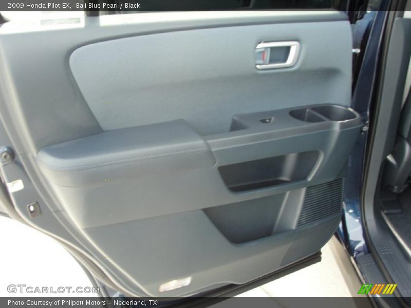 Bali Blue Pearl / Black 2009 Honda Pilot EX