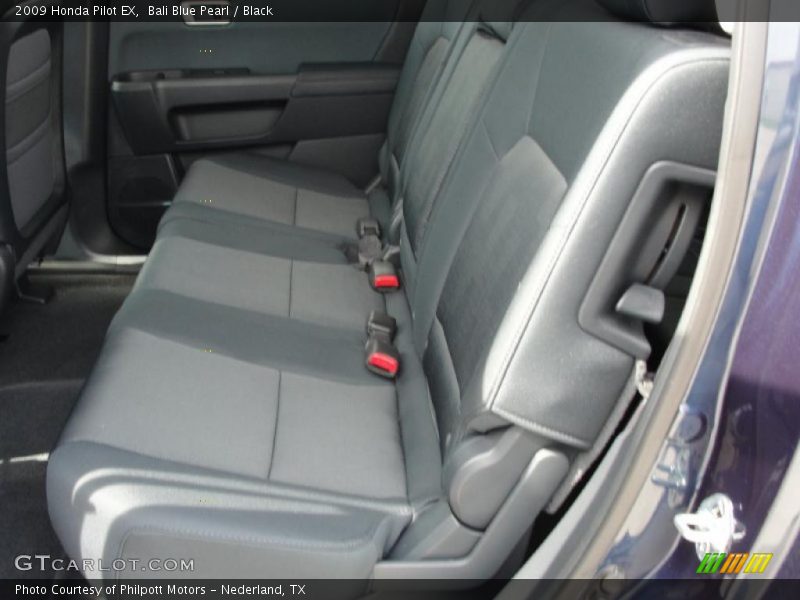 Bali Blue Pearl / Black 2009 Honda Pilot EX