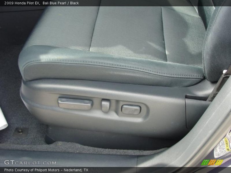 Bali Blue Pearl / Black 2009 Honda Pilot EX