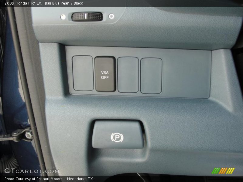 Bali Blue Pearl / Black 2009 Honda Pilot EX