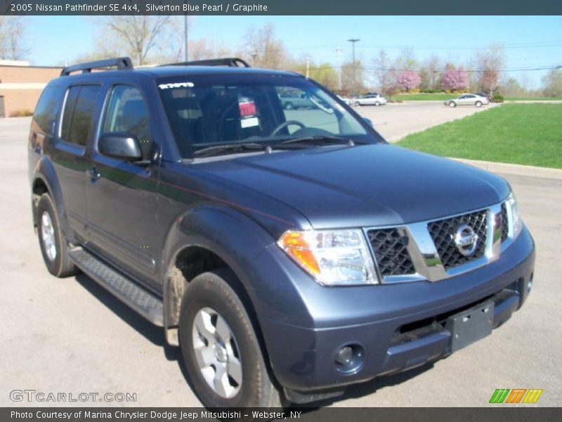 Silverton Blue Pearl / Graphite 2005 Nissan Pathfinder SE 4x4