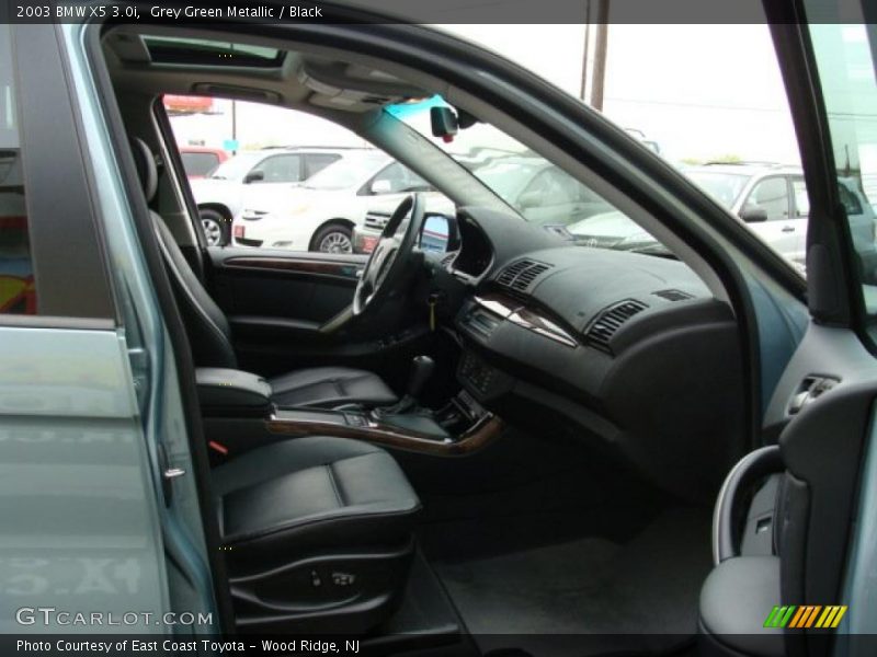 Grey Green Metallic / Black 2003 BMW X5 3.0i
