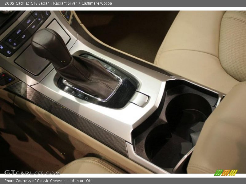 Radiant Silver / Cashmere/Cocoa 2009 Cadillac CTS Sedan