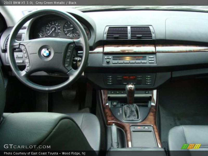 Grey Green Metallic / Black 2003 BMW X5 3.0i