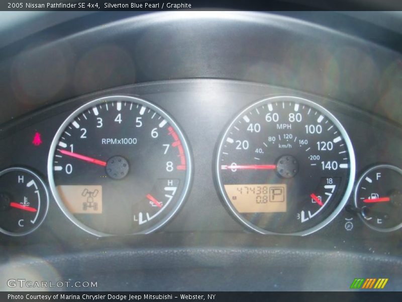 Silverton Blue Pearl / Graphite 2005 Nissan Pathfinder SE 4x4